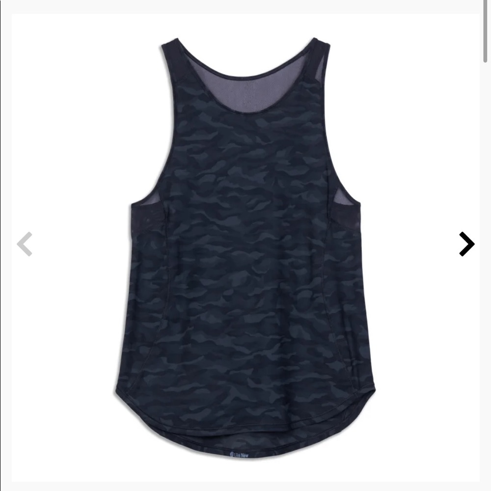 Lululemon Leopard Print Sculpt Mesh Tank